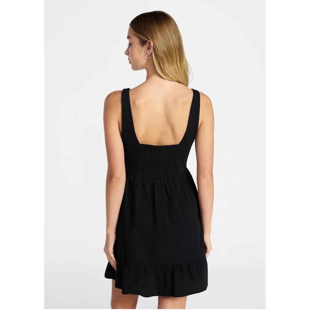 Women's mini black dress XXS - Picture 3 of 5
